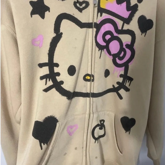 Hello Kitty x Forever 21 Jacket Zip Up Hoodie - Picture 2 of 7